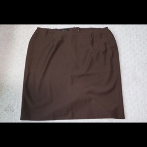 Brown skirt